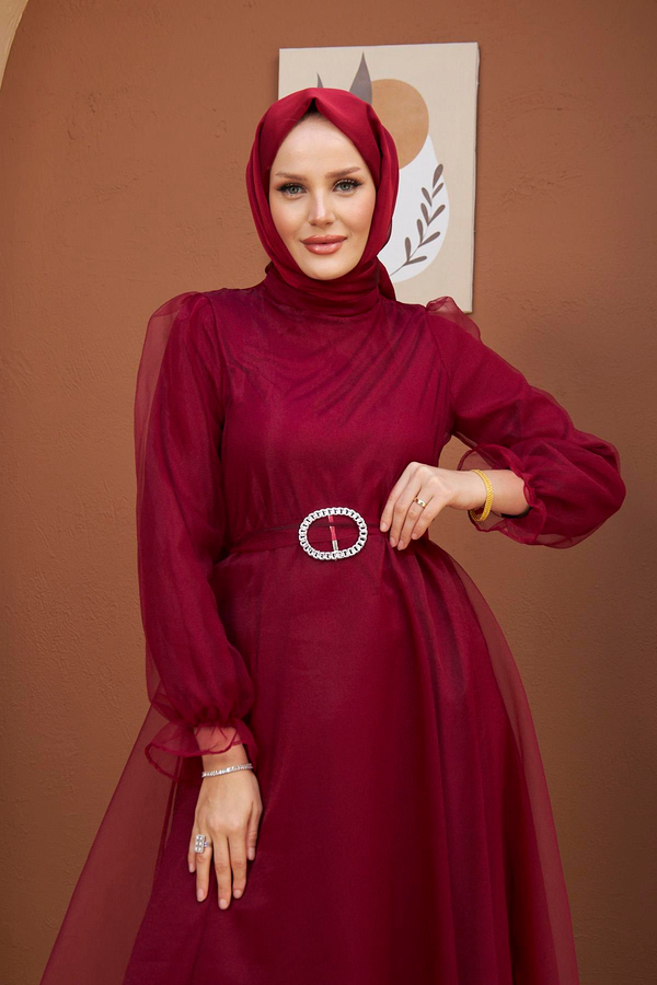Manolya Abiye - Bordo
