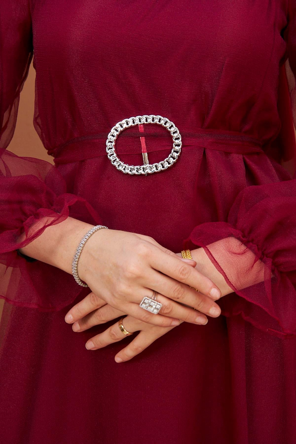 Manolya Abiye - Bordo