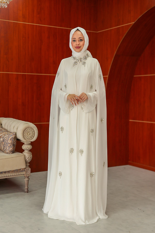 Marina Tasarım Abiye - Beyaz