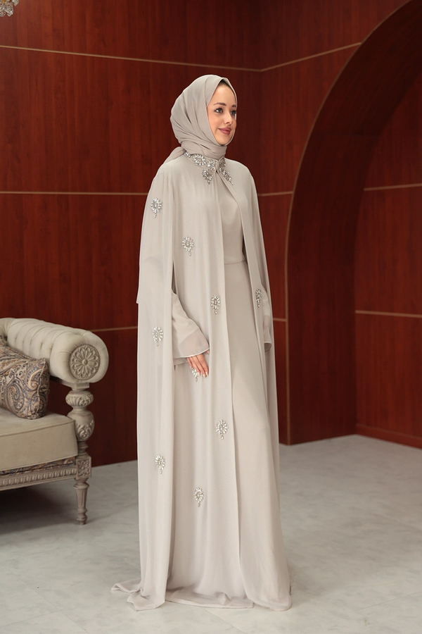 Marina Tasarım Abiye - Vizon