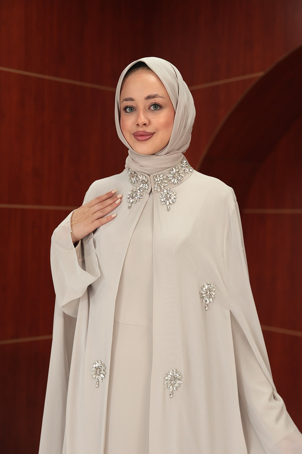 Marina Tasarım Abiye - Vizon