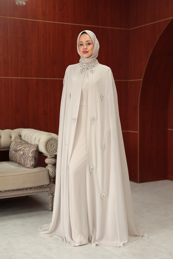 Marina Tasarım Abiye - Vizon