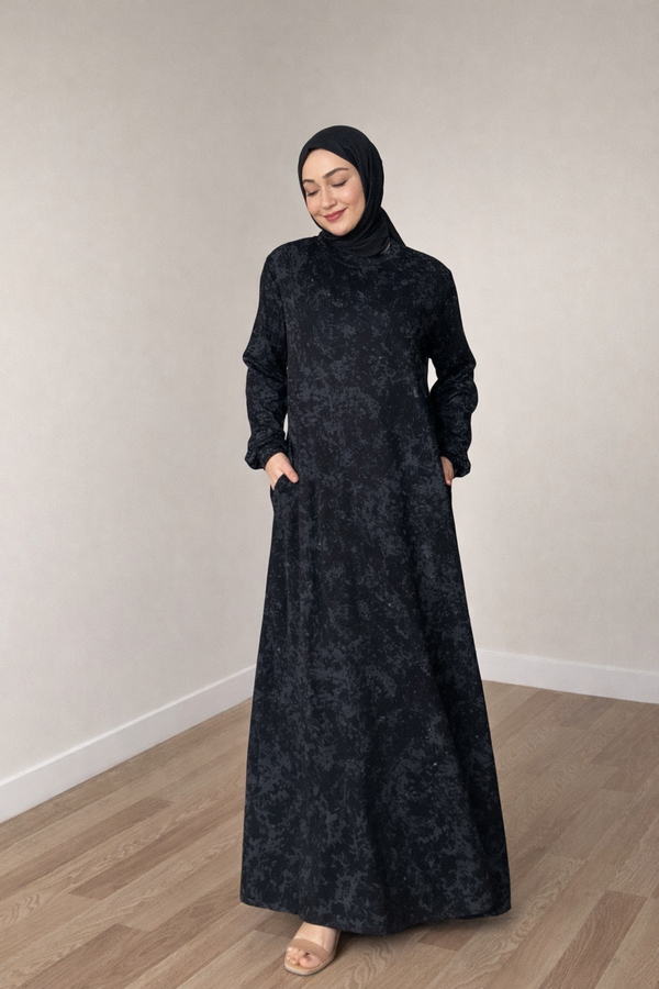Meryem Desen Elbise - Siyah