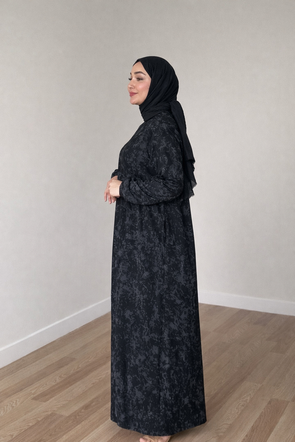 Meryem Desen Elbise - Siyah