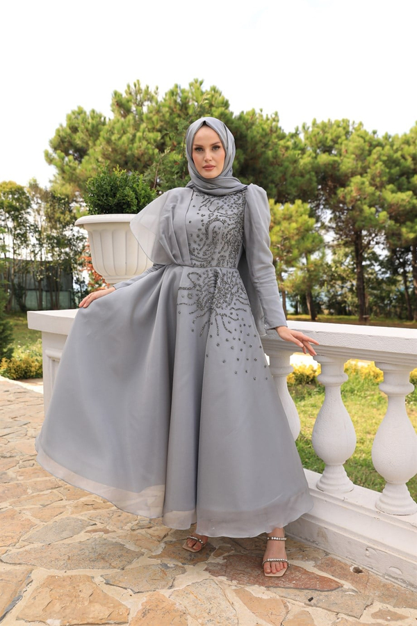 Mimoza Abiye - Gri