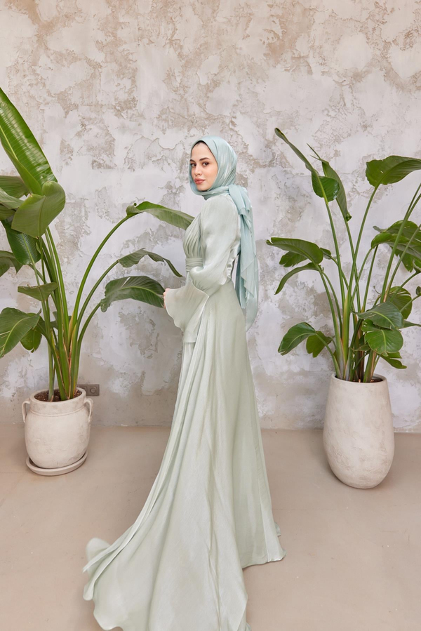 Mintaha Abiye - Mint Yeşil