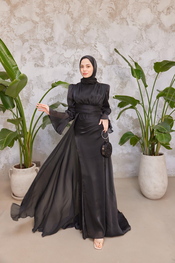 Mintaha Abiye - Siyah