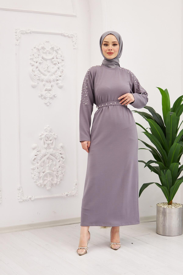 Nazlı Elbise - Gri