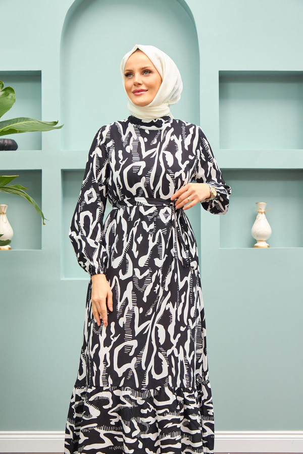 Nevra Elbise - Siyah