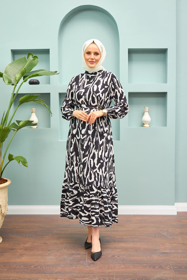 Nevra Elbise - Siyah