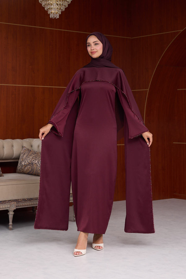 Nursema Tasarım Abiye - Bordo