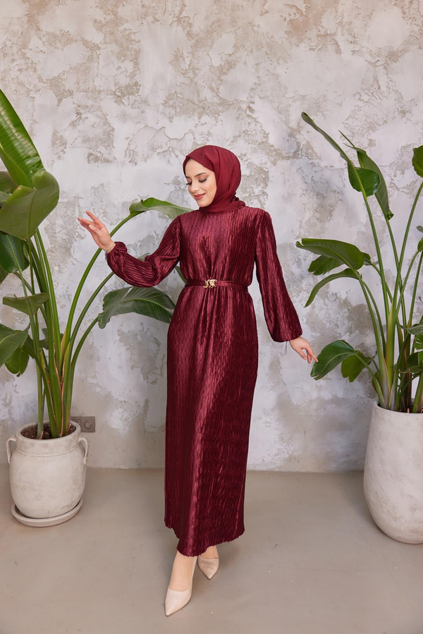 Petek Abiye - Bordo