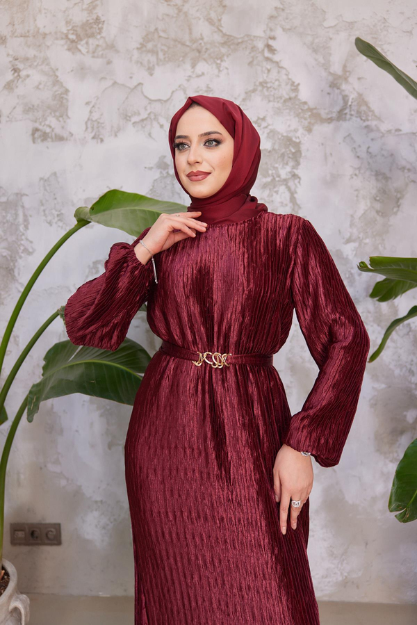 Petek Abiye - Bordo