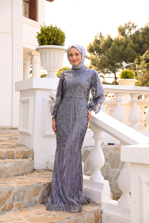 Flake Pattern Fish Model Dressy - Silver