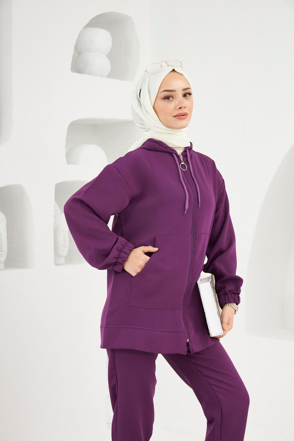 Reyhan İkili Takım - Mor