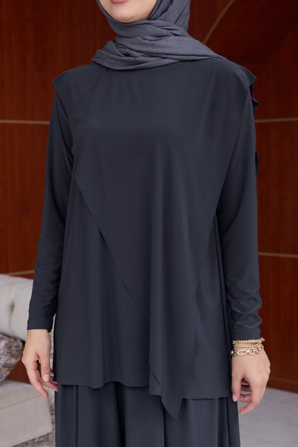 Semira Pantolonlu Takım - Antrasit