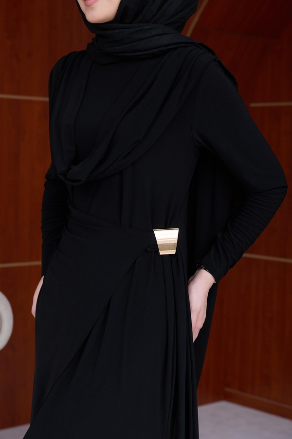 Sevgi Sandy Elbise - Siyah