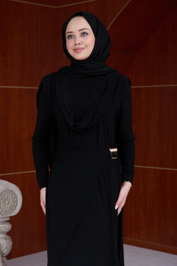 Sevgi Sandy Elbise - Siyah