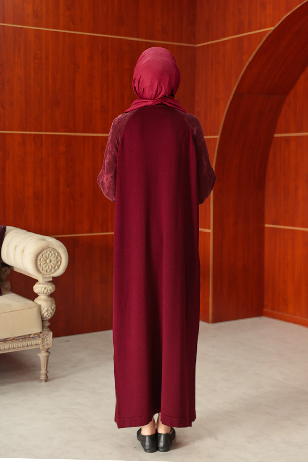 Zeynep Tasarım Elbise - Bordo