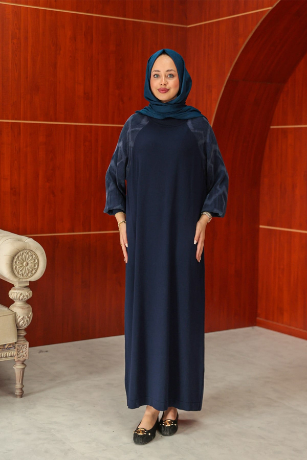 Zeynep Tasarım Elbise - Lacivert
