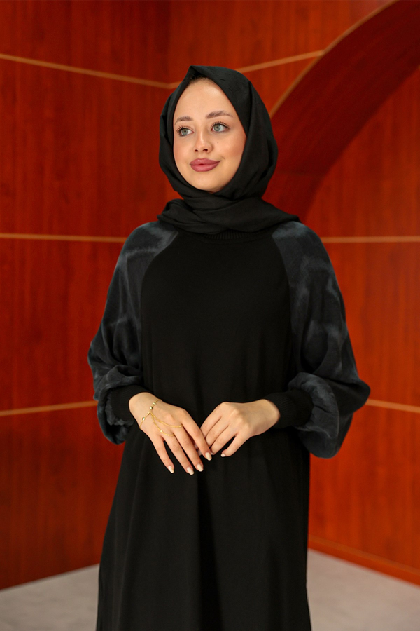 Zeynep Tasarım Elbise - Siyah