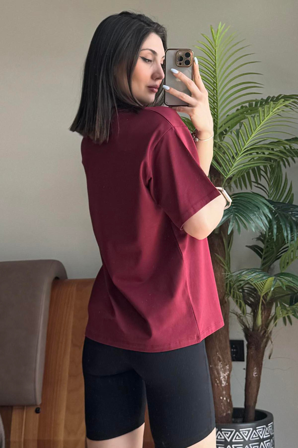 Bordo Overisze T Shirt