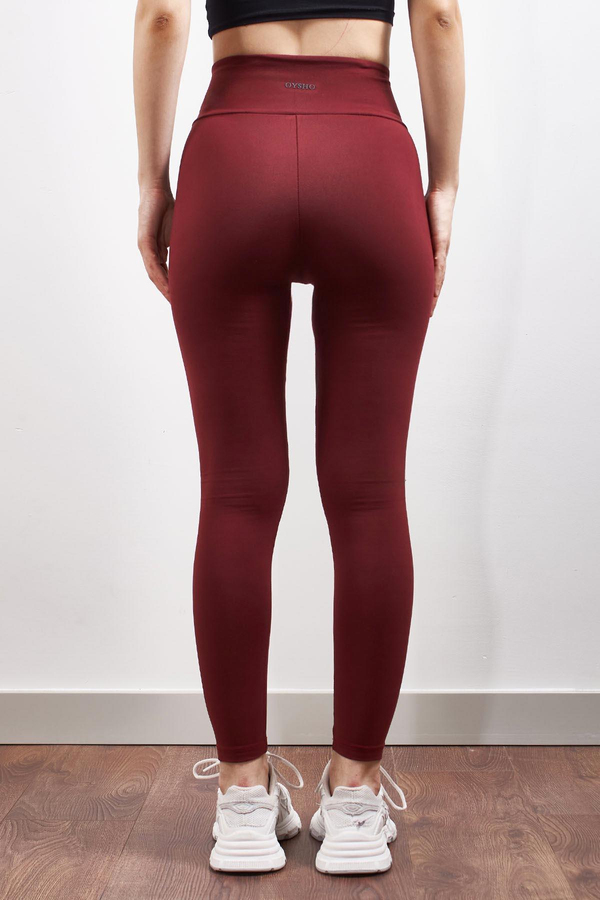 Bordo OYSH Comfortlux Ultra Esnek Toparlayıcı Modal Tayt