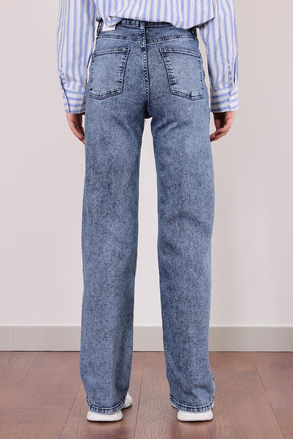 Lacivert Straight Jean
