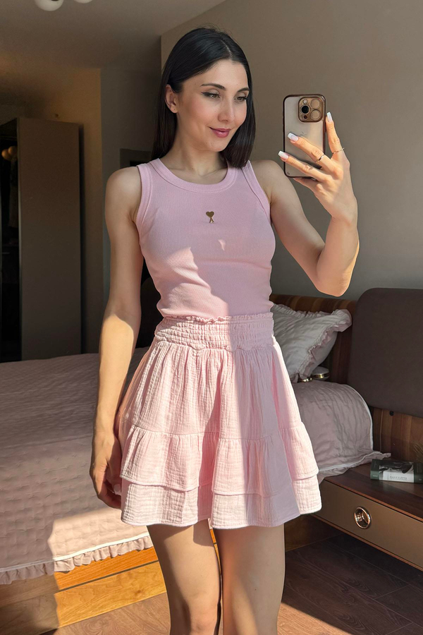 Pembe Kalp Armalı Atlet