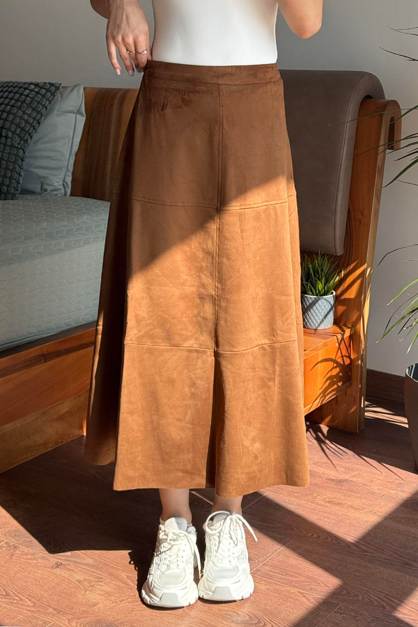 Taba Süet Etek