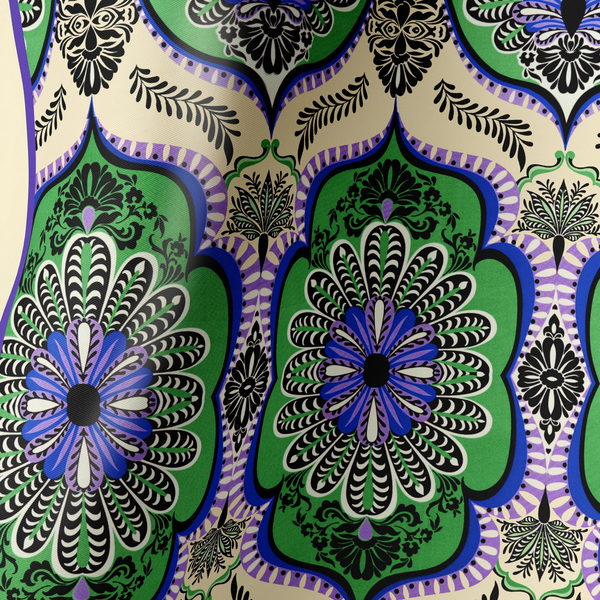 EMERALD MEDALLION TWILL İPEK EŞARP 