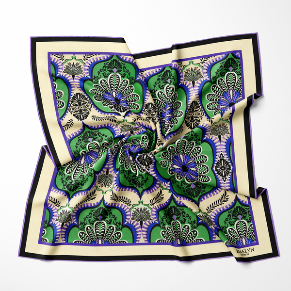 EMERALD MEDALLION TWILL İPEK EŞARP 