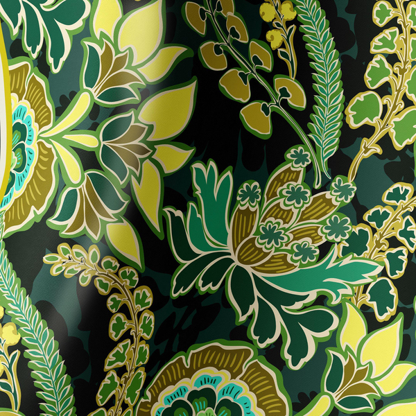 EMERALD TAPESTRY TWILL İPEK EŞARP 