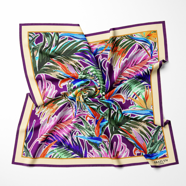 EXOTIC PARADISE TWILL İPEK EŞARP 
