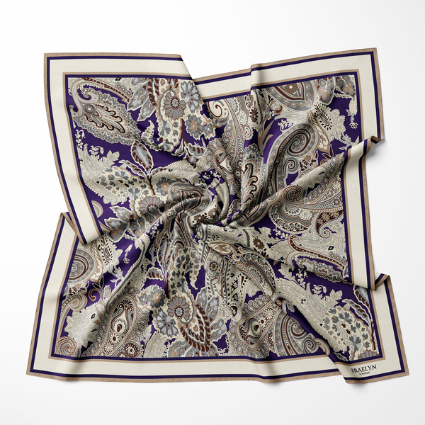 IMPERIAL PAISLEY TWILL İPEK EŞARP 