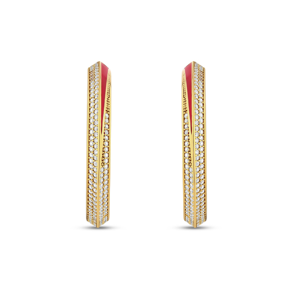 GOLD RUBY HALO SMALL KÜPE