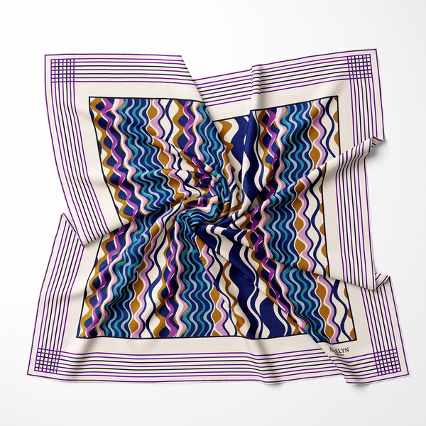 RHYTHM WAVE TWILL İPEK EŞARP 