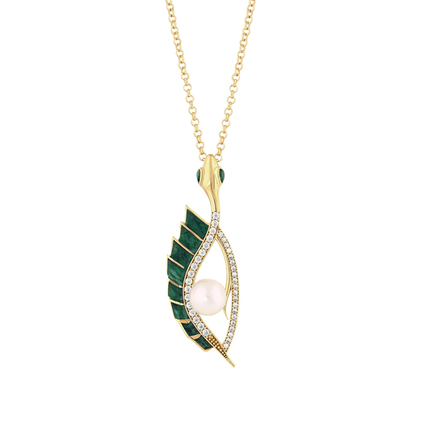 EMERALD VEIL KOLYE 