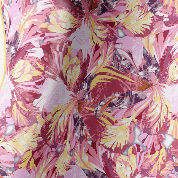 TROPICAL BLOOM TWILL İPEK EŞARP 