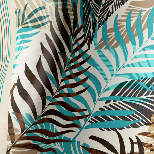 TROPICAL DUSK TWILL İPEK EŞARP 