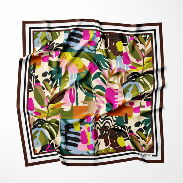 TROPICAL HARMONY TWILL İPEK EŞARP 