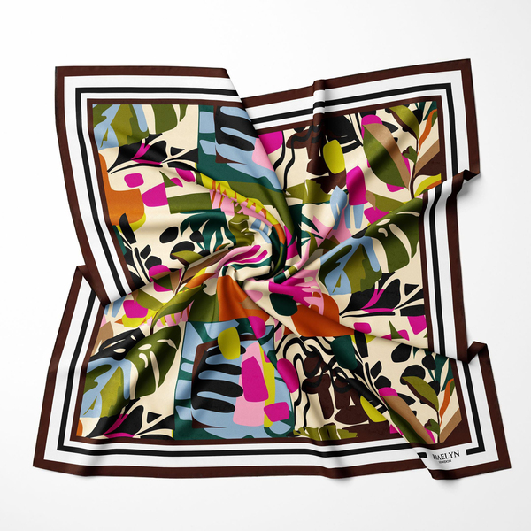 TROPICAL HARMONY TWILL İPEK EŞARP 