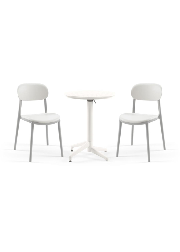 TİLİA BİSTRO SET MOON MASA KATLANIR Ø60 CM YUVARLAK - ALİ SANDALYE