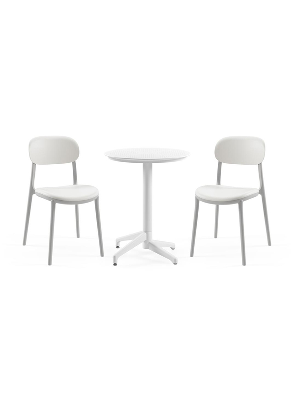 TİLİA BİSTRO SET MOON MASA SABİT Ø60 CM YUVARLAK - ALİ SANDALYE