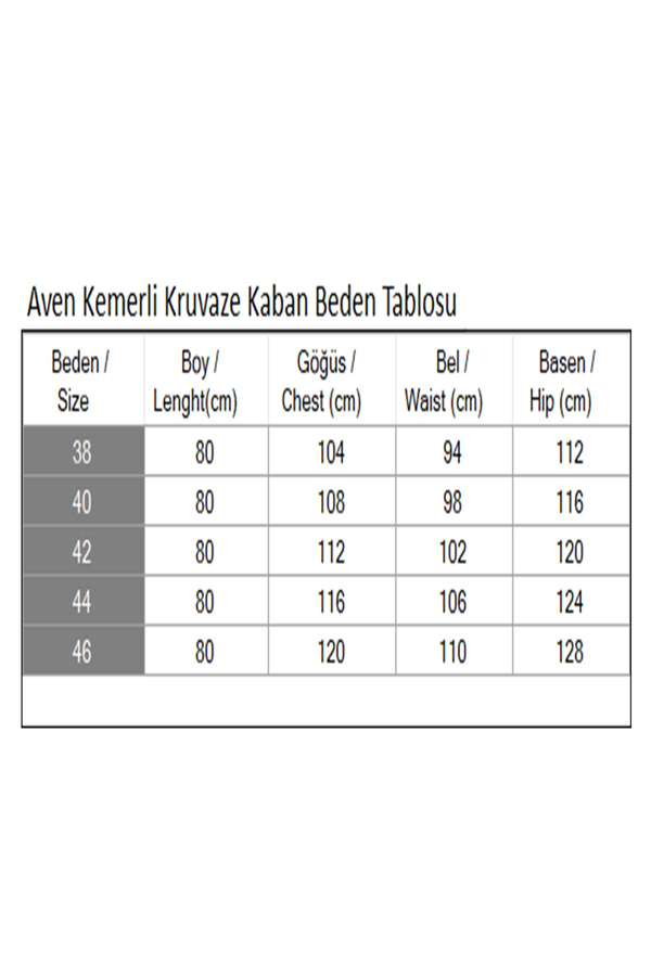 Aven Kemerli Kruvaze Kaban Vizon 19275