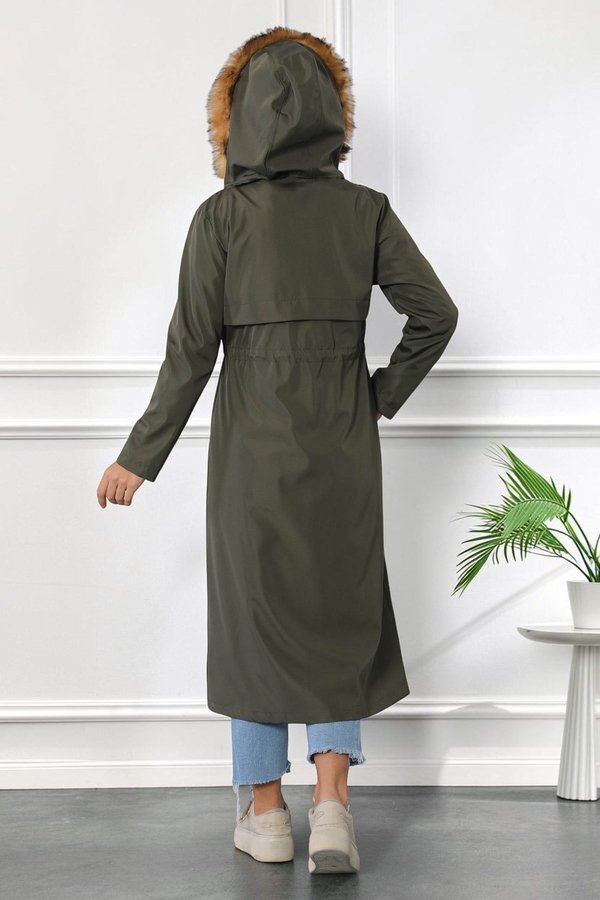 Bağcık Detaylı Mont Haki 15800