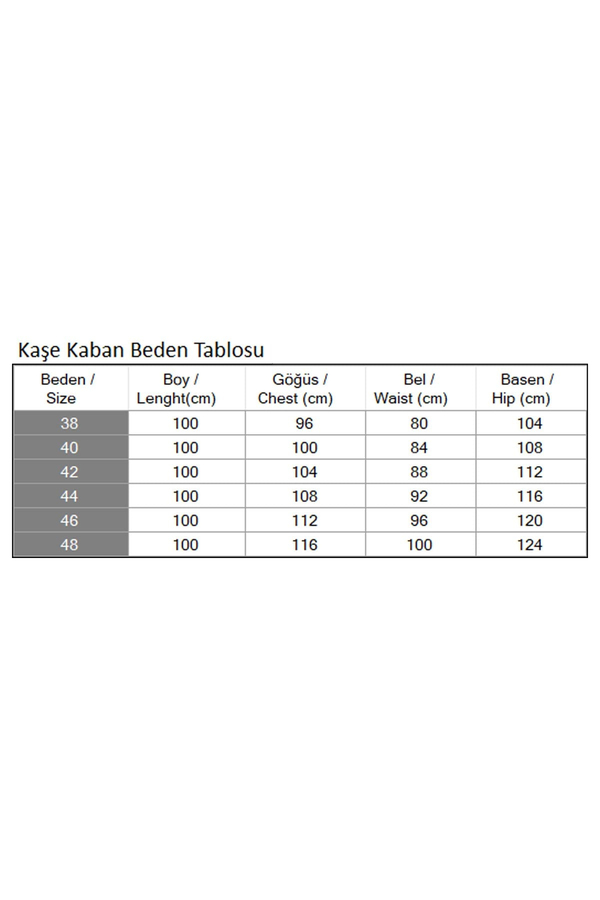 Düğmeli Geniş Yaka Kaşe Kaban Zümrüt 19177