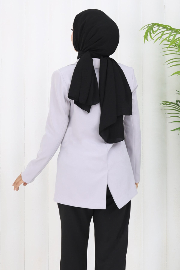 Kadın Ceket Gri 6146