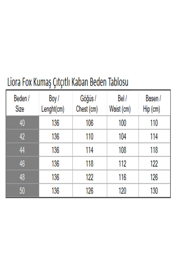 Liora Fox Kumaş Çıtçıtlı Kaban Taba 2004