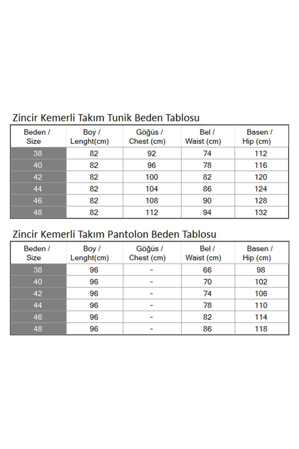 Zincir Kemerli Takım Vizon 18001